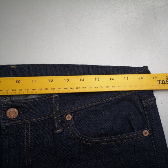 Gap Vintage Slim Mid Rise Ladies Size 33 / 16rs Dark Wash Blue Jeans - Picture 14 of 16